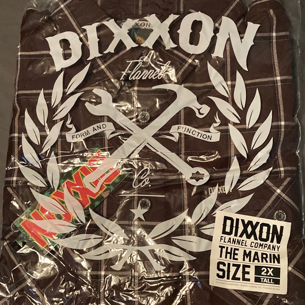 Mens Dixxon Flannel Co The Marin size 2XLT BNIB